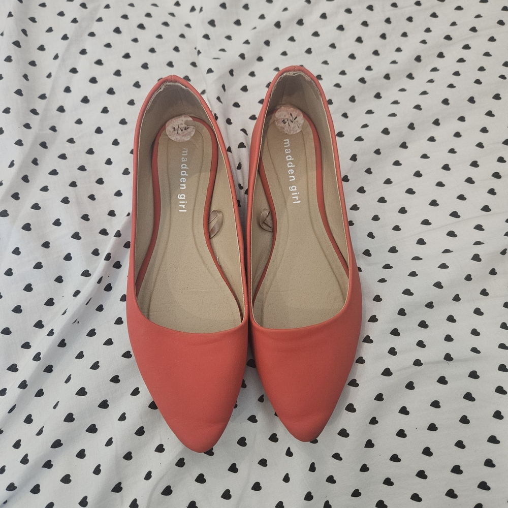 Madden Girl Bold Red Flats